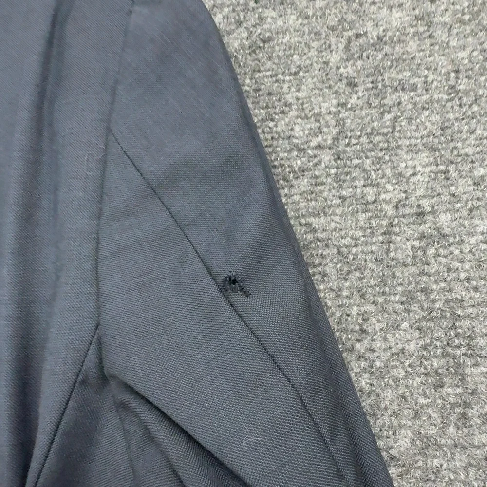 Jos A Bank Suit Jacket Mens 42R Blue Wool Slim Fit Traveler Professional Classic